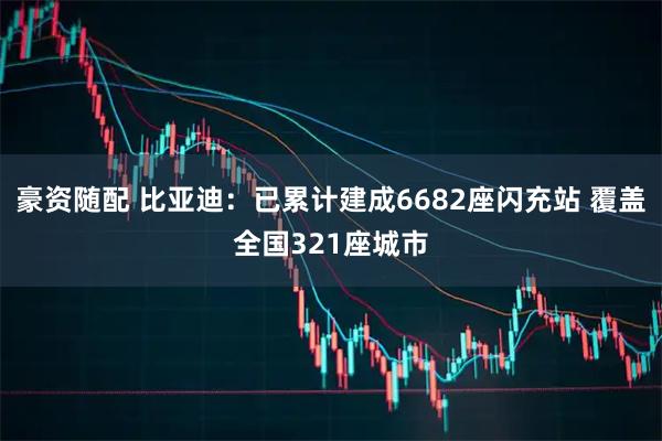 豪资随配 比亚迪：已累计建成6682座闪充站 覆盖全国321座城市