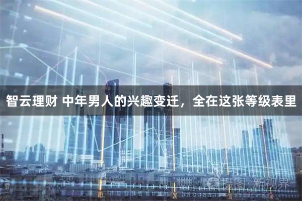 智云理财 中年男人的兴趣变迁，全在这张等级表里