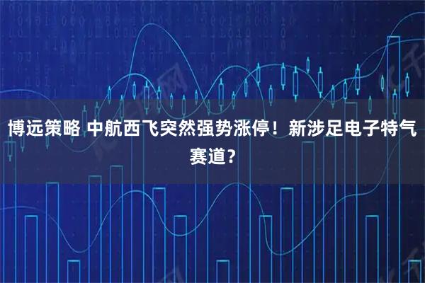 博远策略 中航西飞突然强势涨停！新涉足电子特气赛道？
